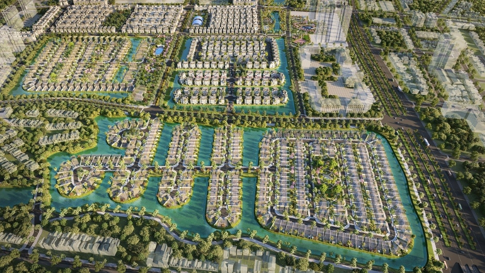 Biệt thự tứ lập tại Vinhomes Dương Kinh mang lại không gian sống kết nối với thiên nhiên