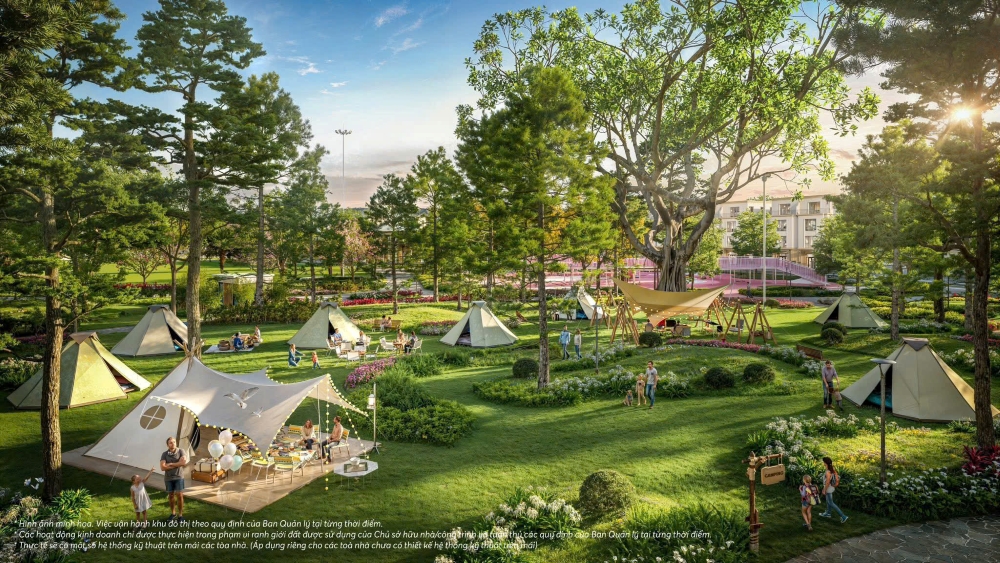 Phối cảnh không gian công viên dự án Vinhomes Golden City Phối cảnh không gian công viên dự án Vinhomes Golden City